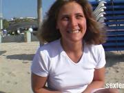 Julia, eine Deutsche Strandschlampe auf Mallorca