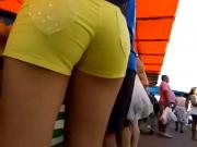 short amarillo caderona buenisimo #223