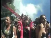 Tits Out Roller Coaster 1