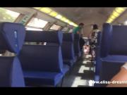 Flashing my big Boobs and Pussy in public in Italy