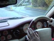 Blondes suck dong in car and get banged