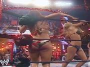 WWE - Mickie James fighting divas in bikinis