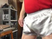 sexy shorts in silber
