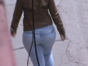 Culona jean azul claro