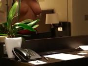 fat saggy tits in the mirror