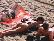 Big Clit Naked Beach Nudist Milf Close-Up View Voyeur SPycam