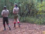 A fuck in the wood