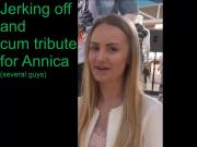 Annica teen cum tribute collection