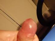 squirting my sperm on hot femboy artwork