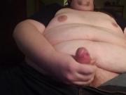 fat pig jerking off