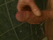 Big dick under the shower