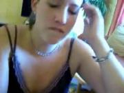 Cute teen gives great blowjob