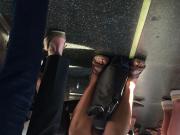 Sexy Milf Spready Her Juicy Thighs on Train - Part 2