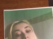 Cum Tribute: Beautiful blonde girl's face cum splattered