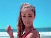Sexy beach slut