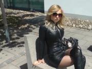 LEATHER DRESS