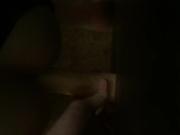 Short dildo fuck in panties