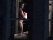 Chubby couple at the hotel