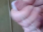 Fast close up wank