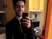 Tongue and cock out