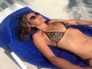Elizabeth Hurley in a bikini