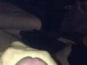 Cum Tribute to a girl with her tongue hanging out