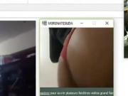 wanking and eating my cum for a girl