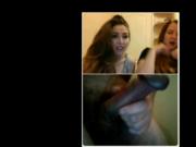 Videochat 105 Girls reaction to my dick