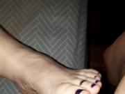 Sexy feet tease