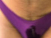 Purple panty pee