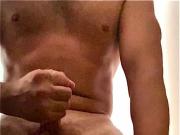 Big dick sport guy jerk hard