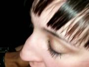 Pretty wife sucks this lucky bbc