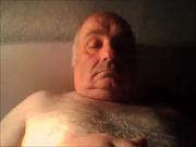 horny grandpa show his cock