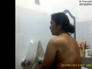 Sexy Indian Bengali Aunt Mili captured in bathroom Part 1