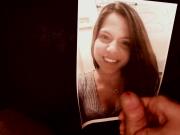 33: Cum Tribute for brunette