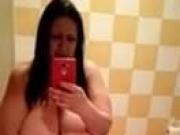 bbw masturbation in bathroom