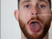 Tongue Fetish - Ted Tongue Video 1