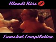 Mandi Kiss - Cumshot Compilation