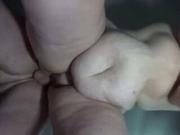 Swinging tits and belly