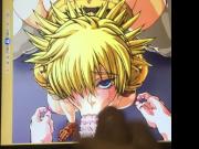 Seras Victoria cum tribute big load for a thirsty vampire