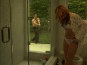 Samantha makes strangled noises as she gets deeply penetrated outdoors