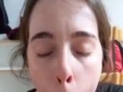She slow suck that nut out