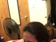 Latina sucking my dick part 2