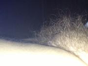 the puffy hairy bush of my wife.