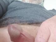 Redhead fingering ass, small cock masturbation
