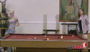 Amateur sluts playing strip pool