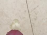 Cum in used condom