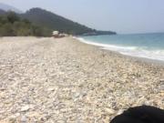 Sea side public masturbation