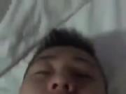 Chinese guy moans loudly while getitng fucked