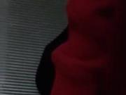 Quick cumshot on prostitute feet